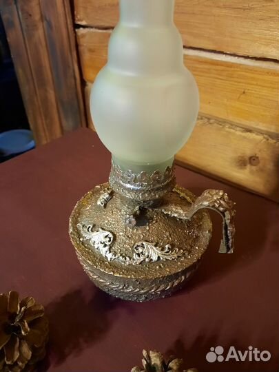 Лампа керосиновая декорированная