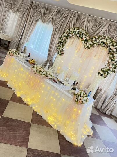 Свадебная арка- сердце в аренду