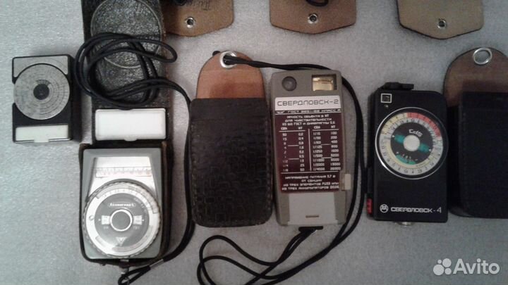 Фотоэкспонометры, фотовспышки, переход.ссср