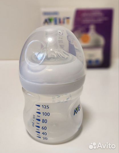 Бутылочка Phillips Avent Natural 125 ml с 0 мес