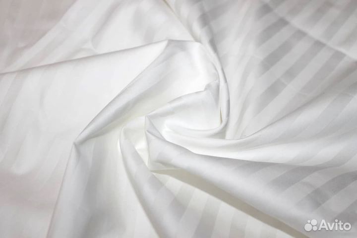Постельное белье страйп сатин хлопок