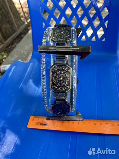 Конфетница, пепельница, стекло, мельхиор, СССР