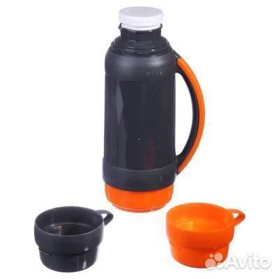 Термос Satoshi 1,8л + 2 чашки