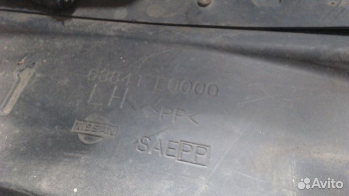 Защита арок (подкрылок) Nissan X-Trail (T30), 2006