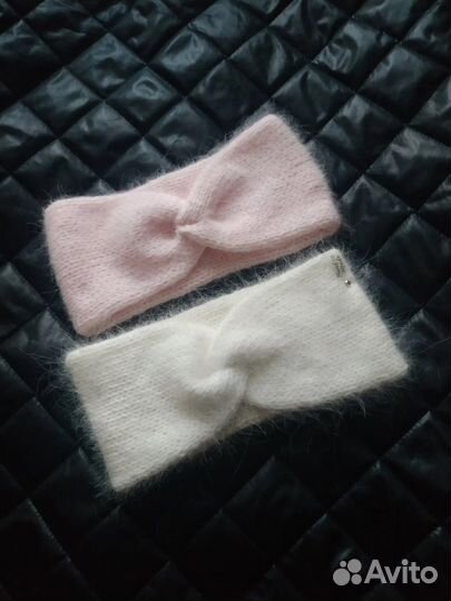 Повязка на голову из пуха норки