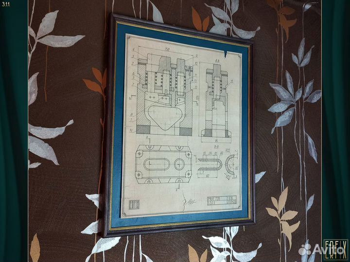 Ретро чертеж 