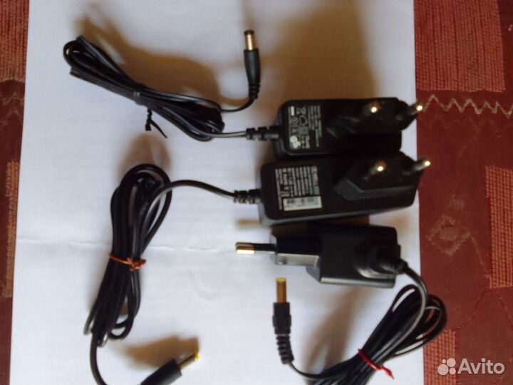 Блоки питания 12v0,5А.1A,12v1,5A,2A,:9v1A