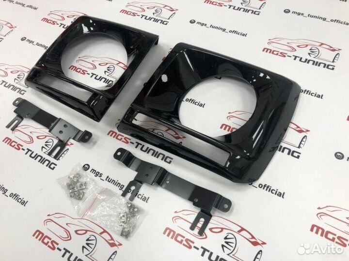 Очки под дхо Mercedes G-class w463 черные