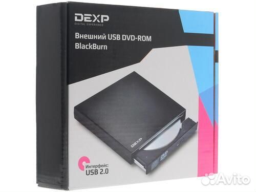 Привод внешний DVD-RW dexp BlackBurn купить в Перми | Электроника | Авито
