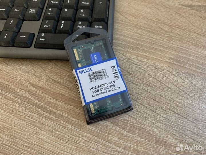 Оперативная память mllse 2GB DDR2 800MHz новая