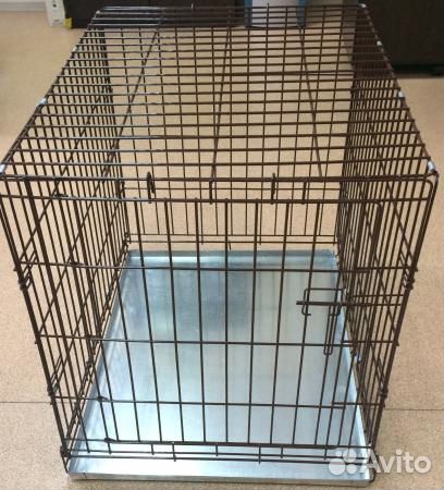 Клетка №3 металлический поддон (75х58х64)
