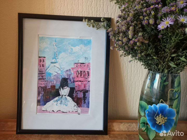 Девушка в Париже