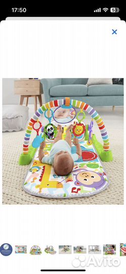 Развивающий коврик с пианино