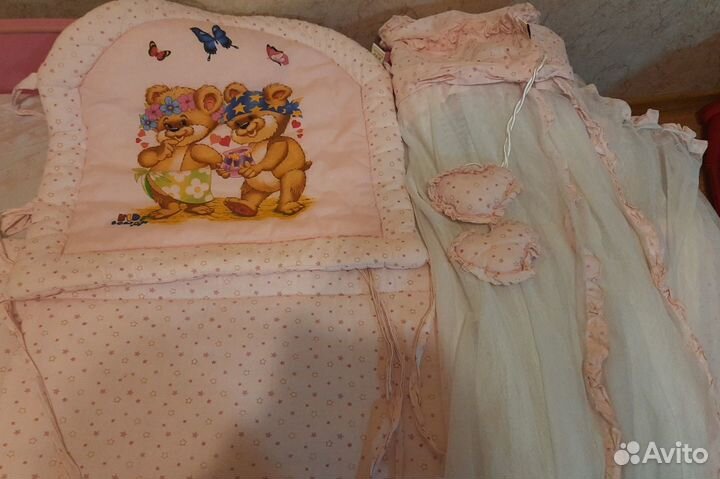 Бортики в детскую кроватку бу