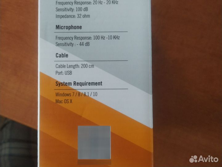 Наушники с микрофоном usb HU-10 A4tech