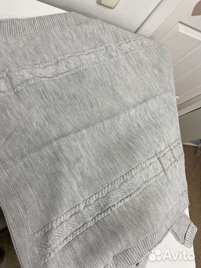 Конверт вязаный на выписку новый демисезонный