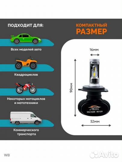 Новые автомобильные лампы