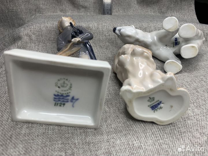 Фарфоровые статуэтки Royal Copenhagen, Дания