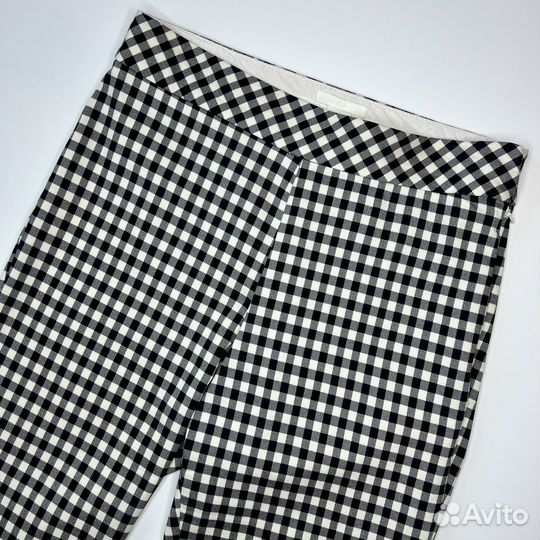 Брюки H&M 38 (M) женские в клетку штаны