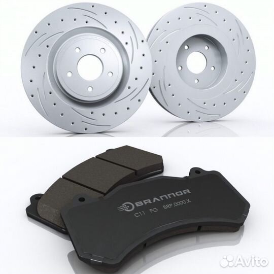 Тормозные диски brannor для Land cruiser 200