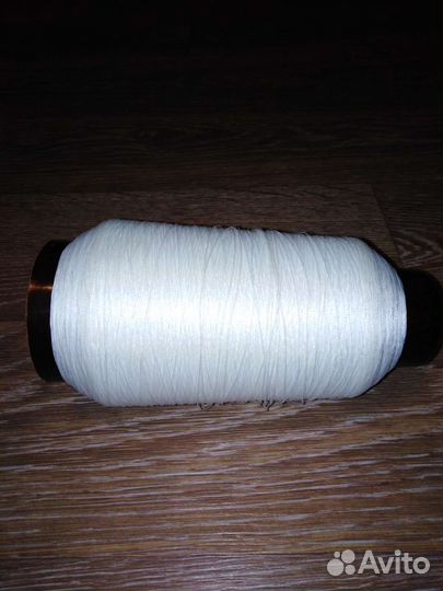 Капроновые белые нитки
