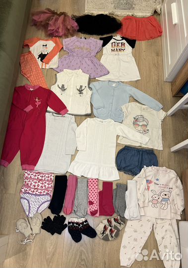 Вещи пакетом на девочку 92 98 104