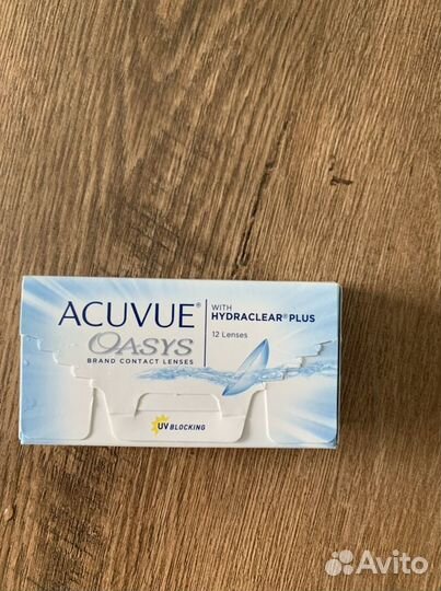 Линзы acuvue oasys 12 шт двухнедельные -0,50