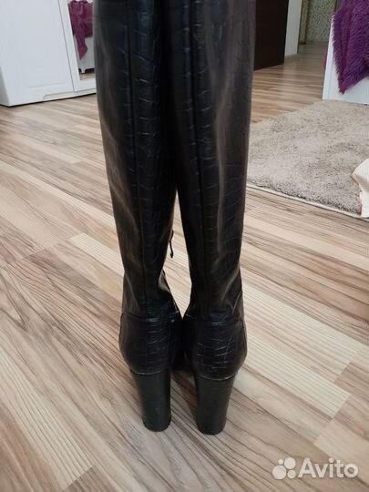 Сапоги деми 35, 36 размер деми на каблуке