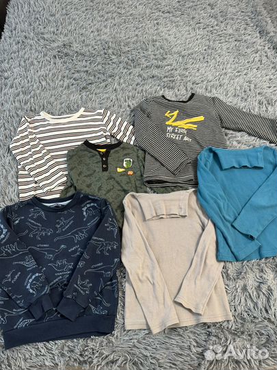Вещи пакетом на мальчика 110 116