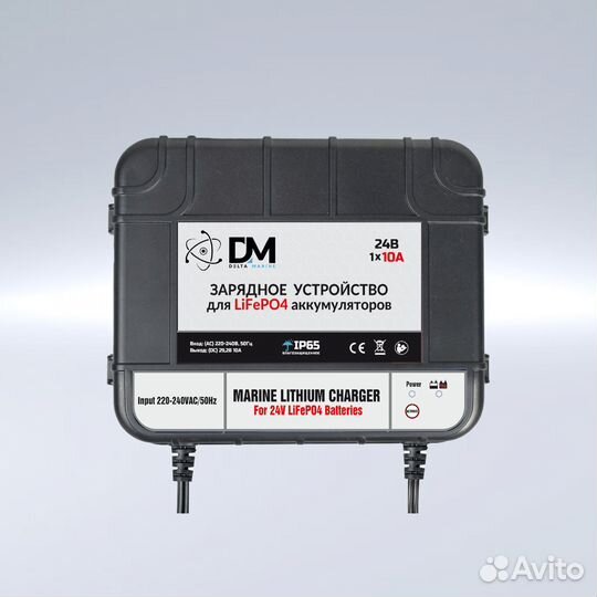 Зарядное устройство DM 24V/10A для lifepo4