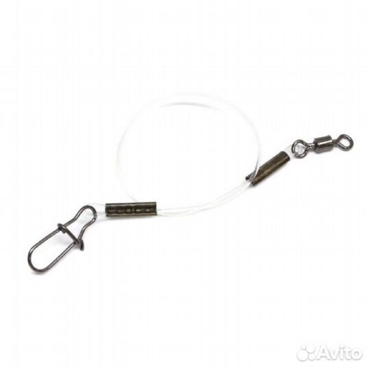 Поводки флюорокарб. FlintFish оснащ. 32кг 15см 1шт