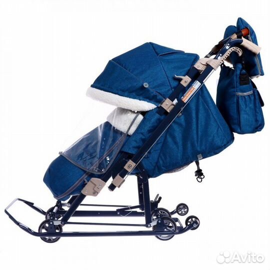 Санки-коляска ника детям 7-8К