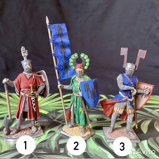 Оловянные солдатики 54 мм, окрашенные