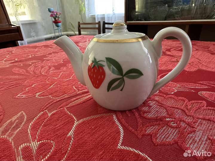 Заварочный чайник фарфоровый 200 мл СССР