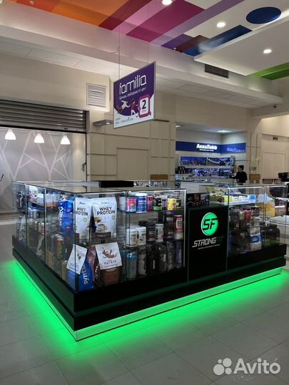 Торговый островок спортпита