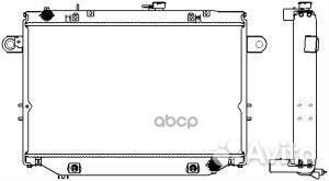 Радиатор сист. охл. Sakura 3462-1003 34621003