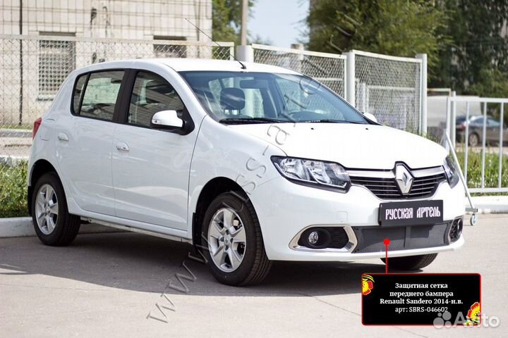 Защ.сетка перед.бампера RenaultSandero sbrs-046602