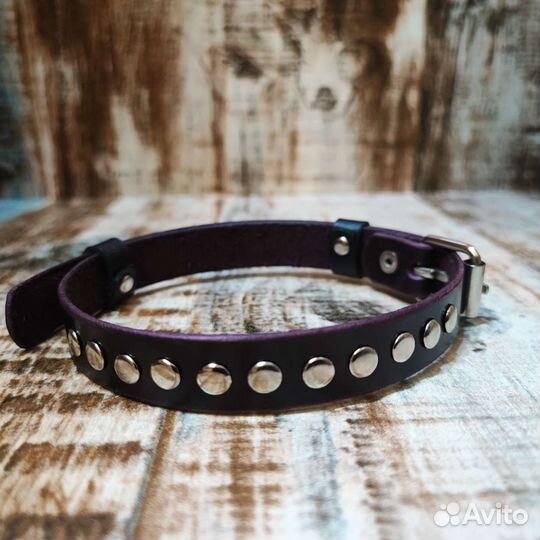Чокер из натуральной кожи