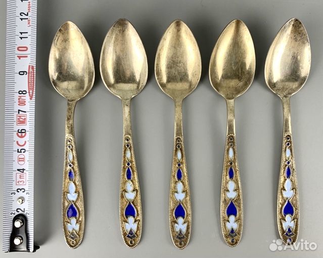 Серебряные ложки СССР 8 шт