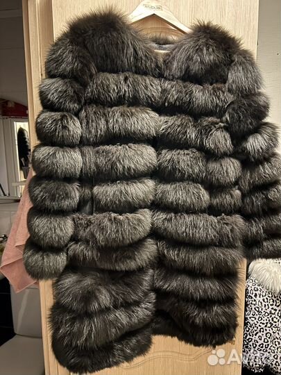 Шуба из песца