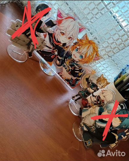 Акриловые фигурки геншин