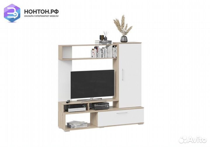 Гостиная Сиена дуб сонома / белый ясень