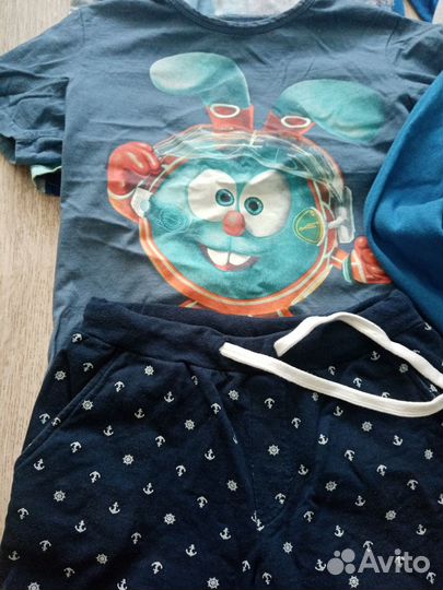 Вещи пакетом на мальчика 140