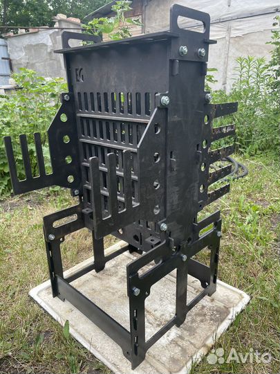 Мангал вертикальный эдельвейс новый