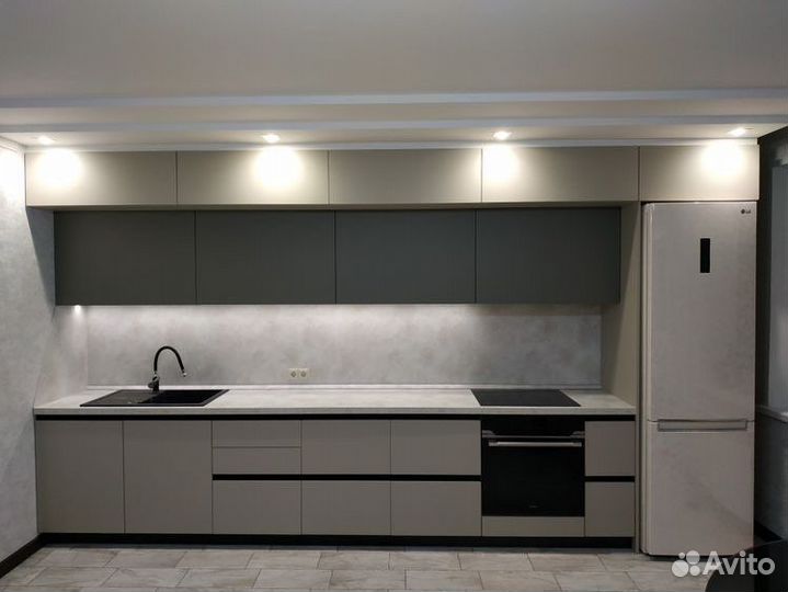 Кухня из пластика минимализм