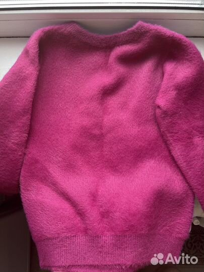 Теплая кофта для девочки 122