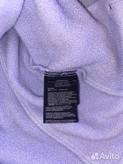 Флисовая кофта jack wolfskin