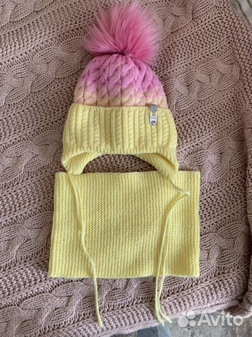 Комплект шапка, шарф