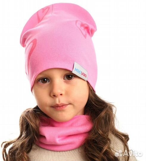 Шапка для девочки весенняя новая