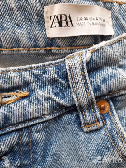 Джинсовые шорты zara